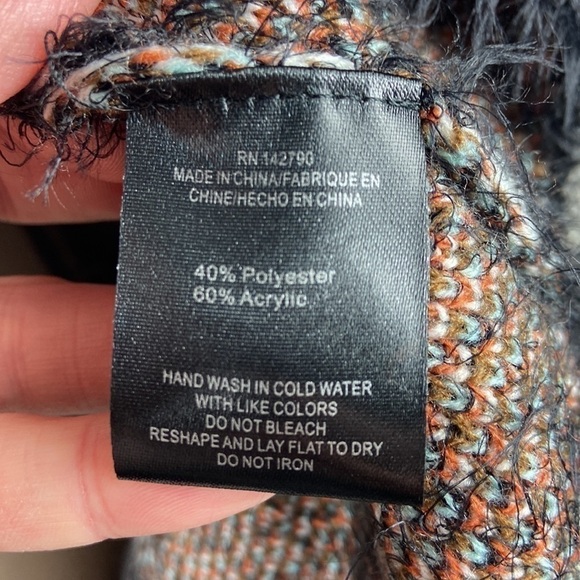 Maxsport Aztec Cocoon Open Front Sweater Size S/M - Picture 14 of 14